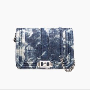 Rebecca Minkoff Tie dye Denim Love Crossbody